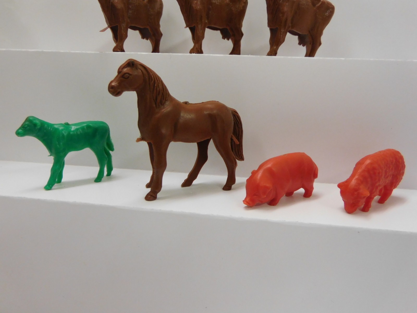 Lido Farm Animals Plastic Playset Figures (a)