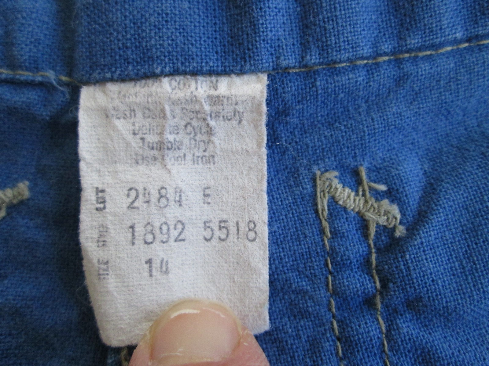 VTG San Francisco Souvenirs Pacific Blue Pants 14 28x28 Parrot Patch Wide Leg