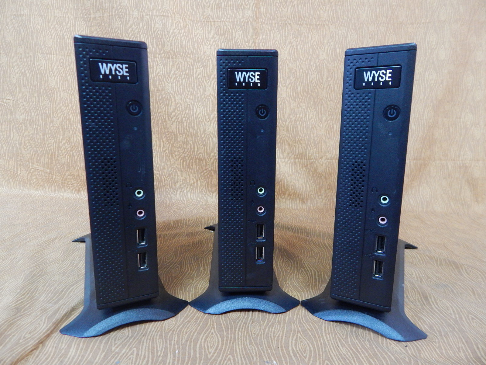 lot of 3 dell wyse zx0 z90s7 thin client amd g-t52r 4gb ram, 8gb