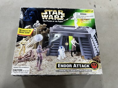 Kenner Star Wars Power of The Force Endor Attack 1997 Playset - New Sh
