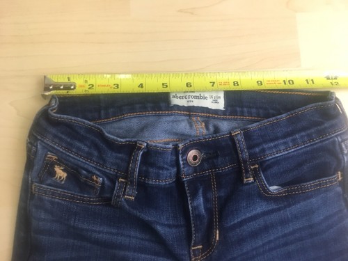 Abercrombie Kids Girls Blue Jean Pants Size 16 slim