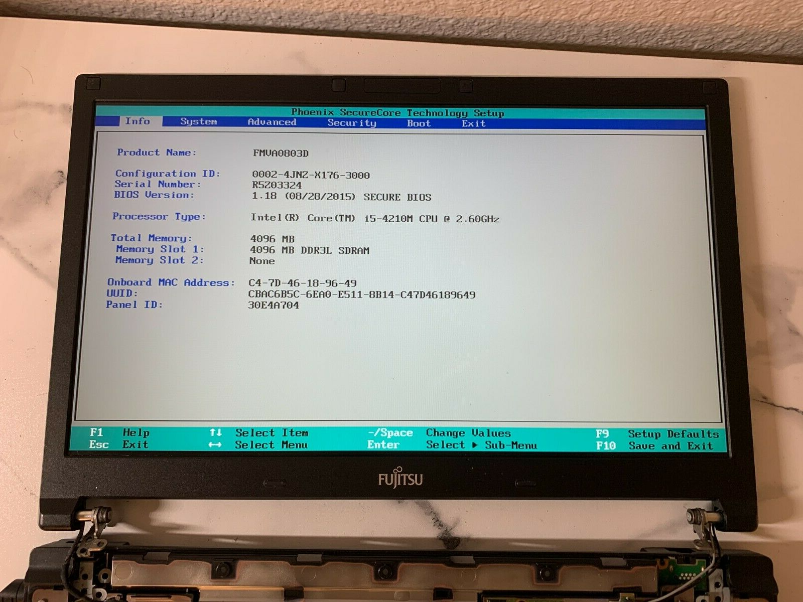 Fujitsu Lifebook A574 15.6 Fujitsu Lifebook A574 15.6