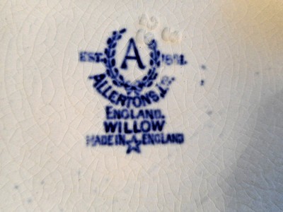 Allentown Blue Willow Soup  Bowl 8