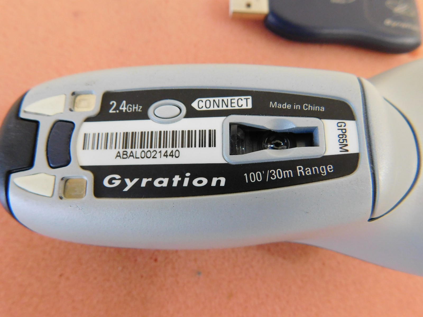 Gyration mouse GP65M NO charging station
