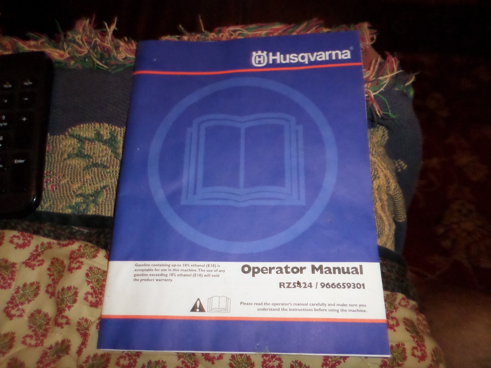 Husqvarna RZ5424 OPERATOR MANUAL