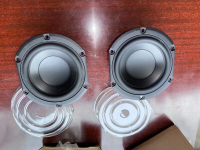 (2) Peerless Tymphany #830870 4'' PPB Cone HDS Woofers - NEW