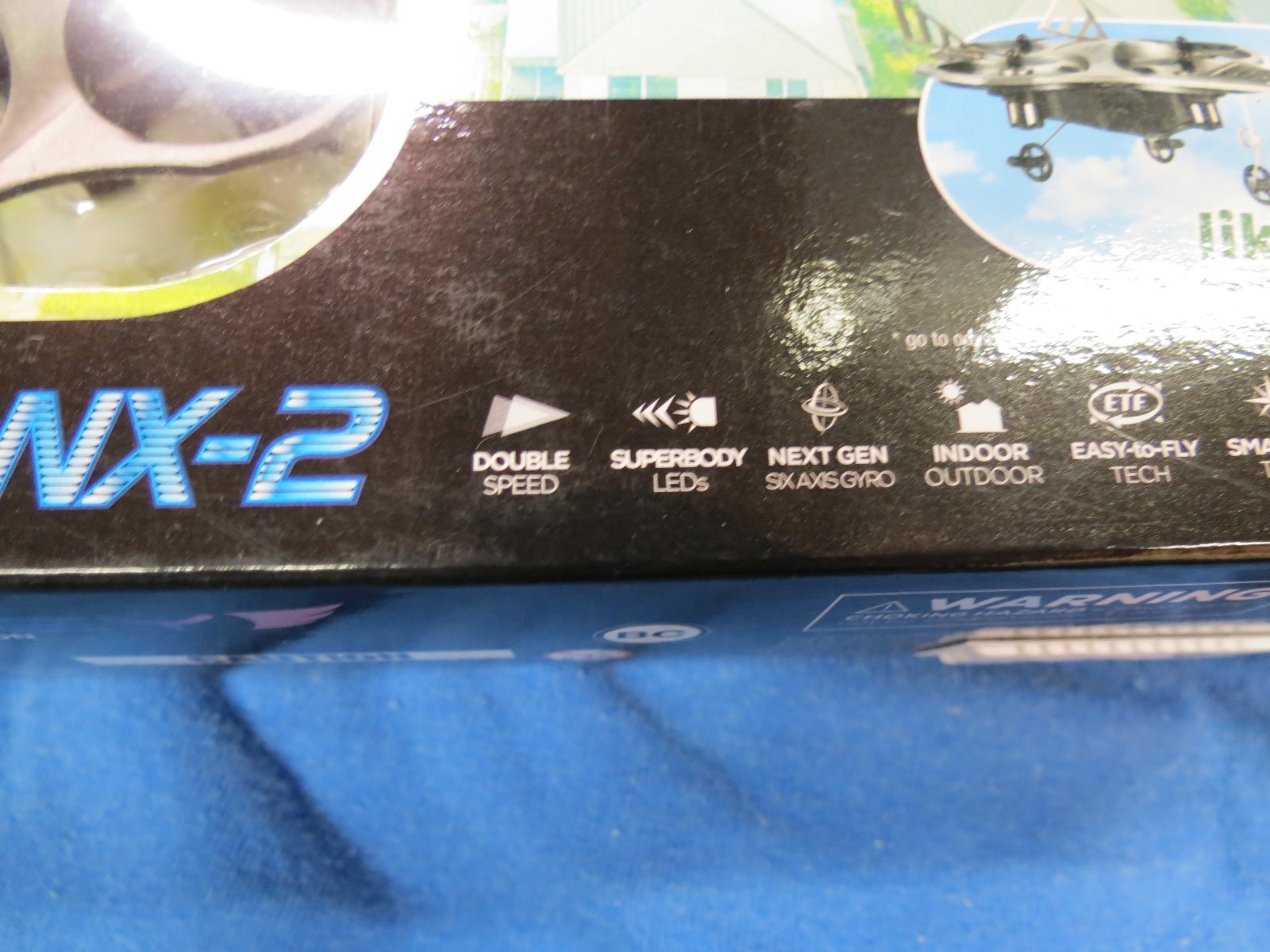 Odyssey ODY1765 Stealth NX2 Nanodrone Remote Control Black