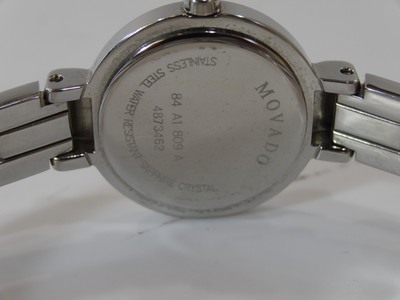 Movado Ladies Watch 84 A1 809 A Harmony Stainless Steel (1008040-1)
