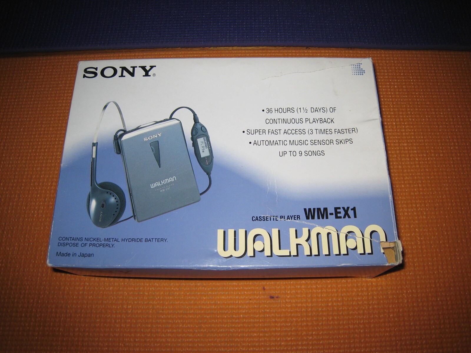 マイ SONY WALKMAN (WM-EX1) CASSETTE PLAYER (FOR PARTS OR REPAIRS