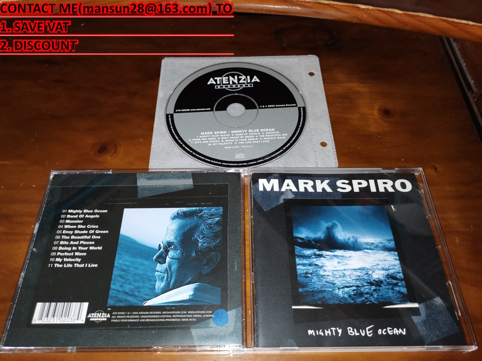 Mark Spiro ☆Mighty Blue Ocean Mark Spiro - Mighty Blue Ocean - Mark Spiro CD H2VG The