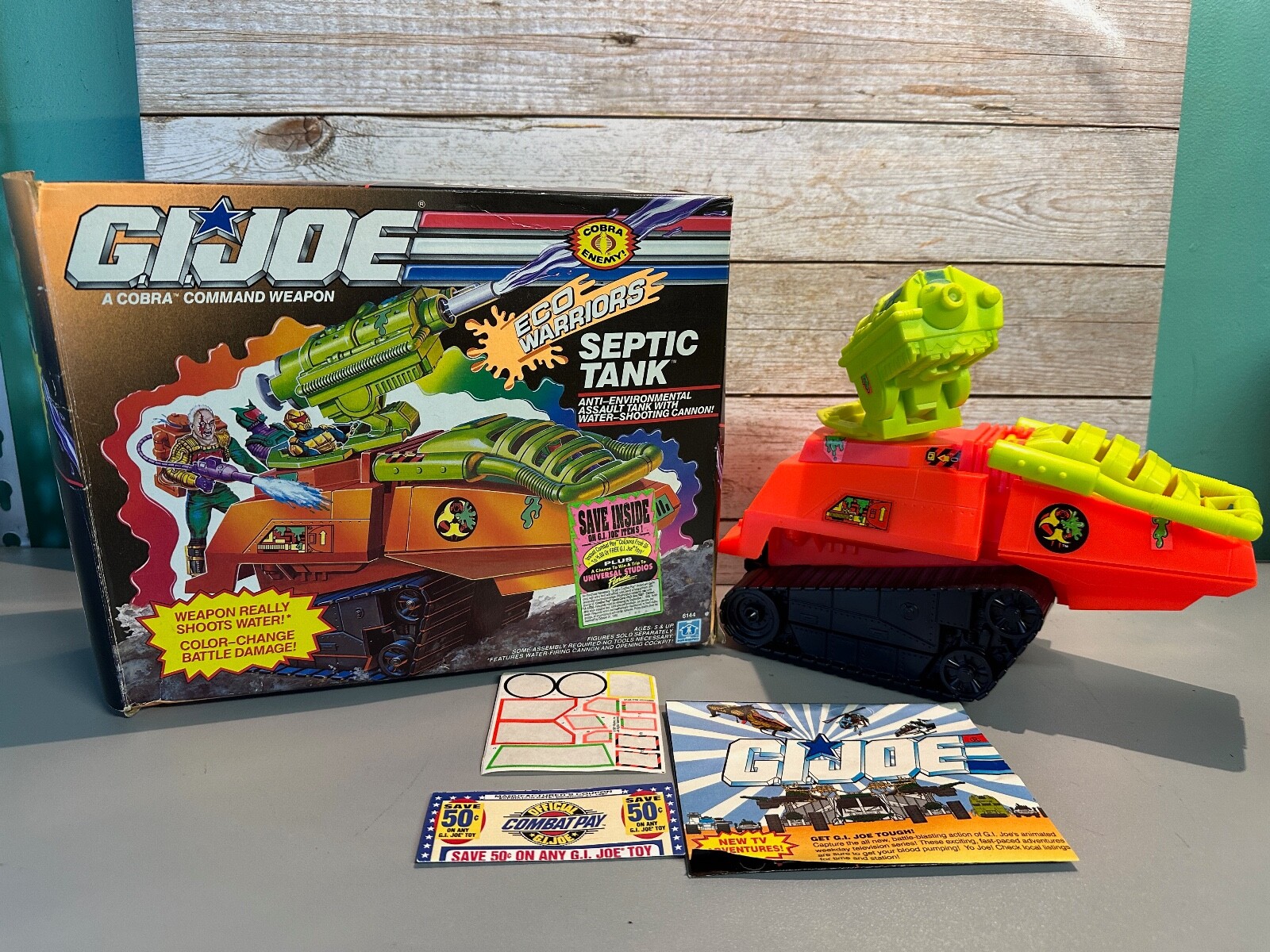 Vintage 1991 Hasbro G.I. Joe Eco Warriors Septic Tank