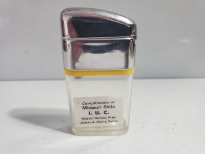 VINTAGE WORKING RITEPOINT LIGHTER '' MISSOURI STATE I.U.C.'' 1950s     5154.29