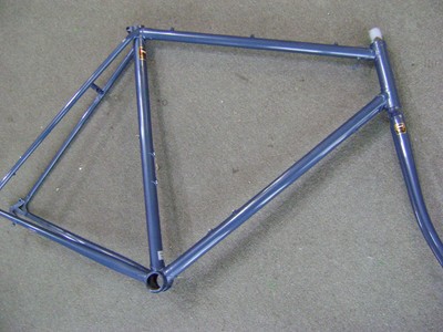 double butted bike frame