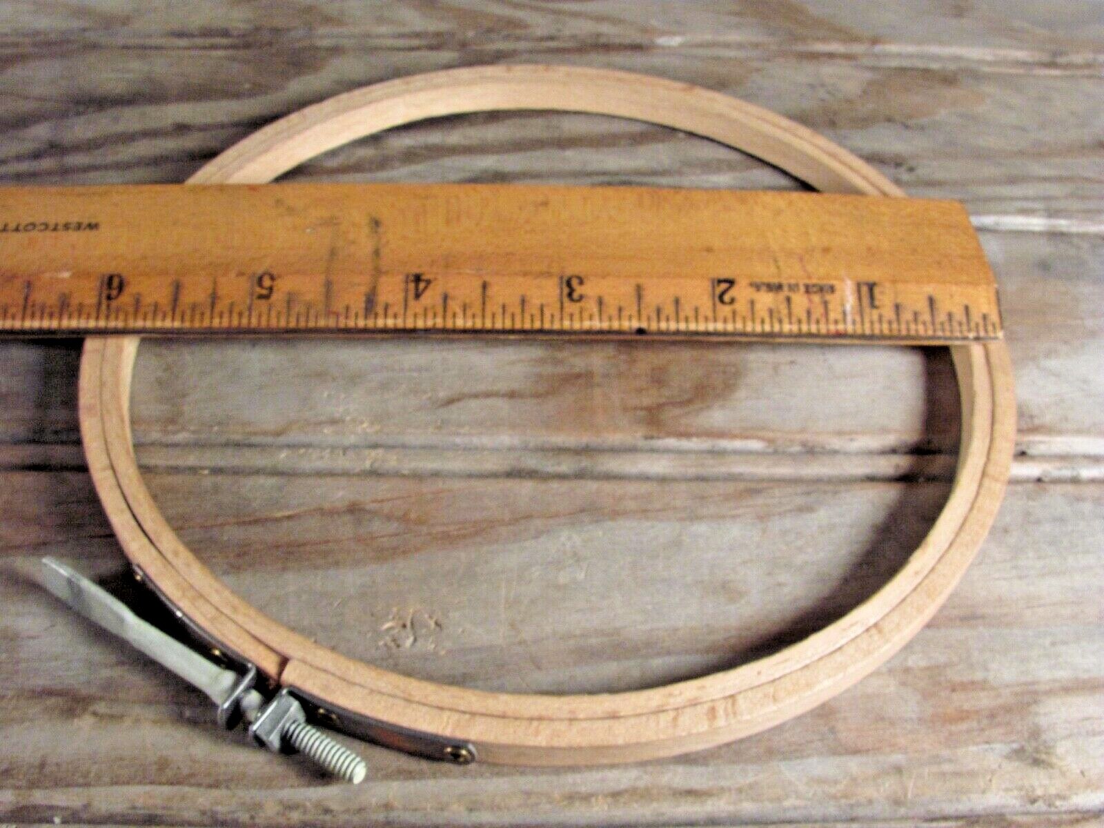 Vintage wooden embroidery hoop 6