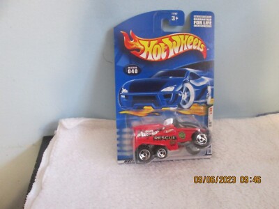 2001 HOT WHEELS FIRST EDITIONS XS-IVE RED RESCUE 28/36    #040  (I)
