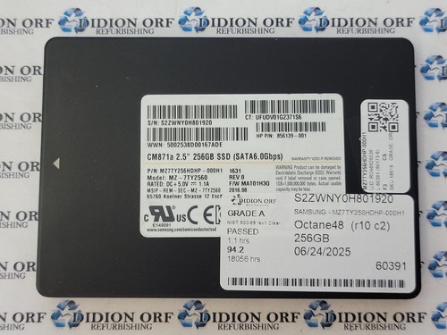 ②-W551-SAMSUNG SATA 256GB 2.5インチ SSD 4点 256 GB SSD SATA Hard Drive HDD Samsung 470 Series 6.35cm 2.5