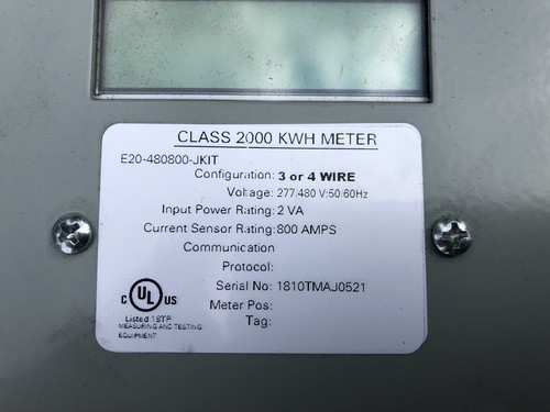 Emon Dmon E20-480800-JKIT KWH  Meter  Class 2000