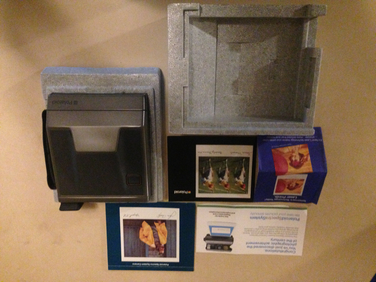 Polaroid Spectra System Camera in original box LIKE NEW + One Step (2 Cameras)