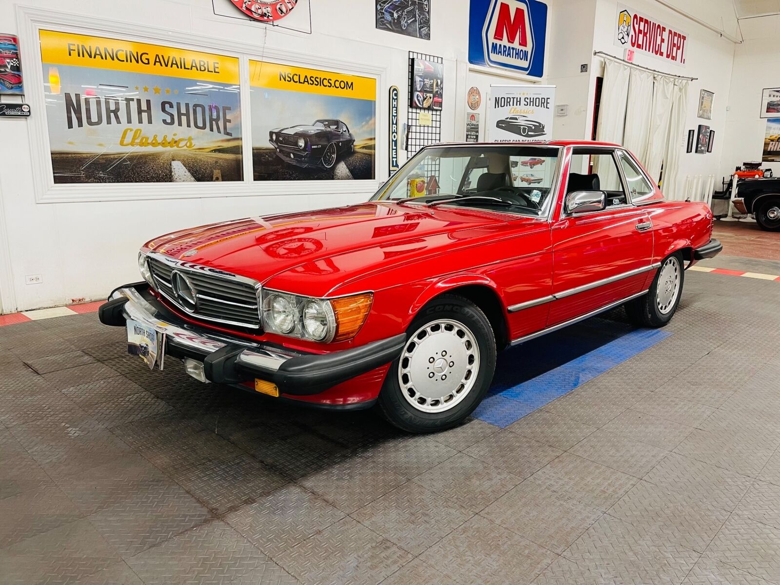 Owner 1987 Mercedes Benz SL 560, Red with 145,788 Miles available now!