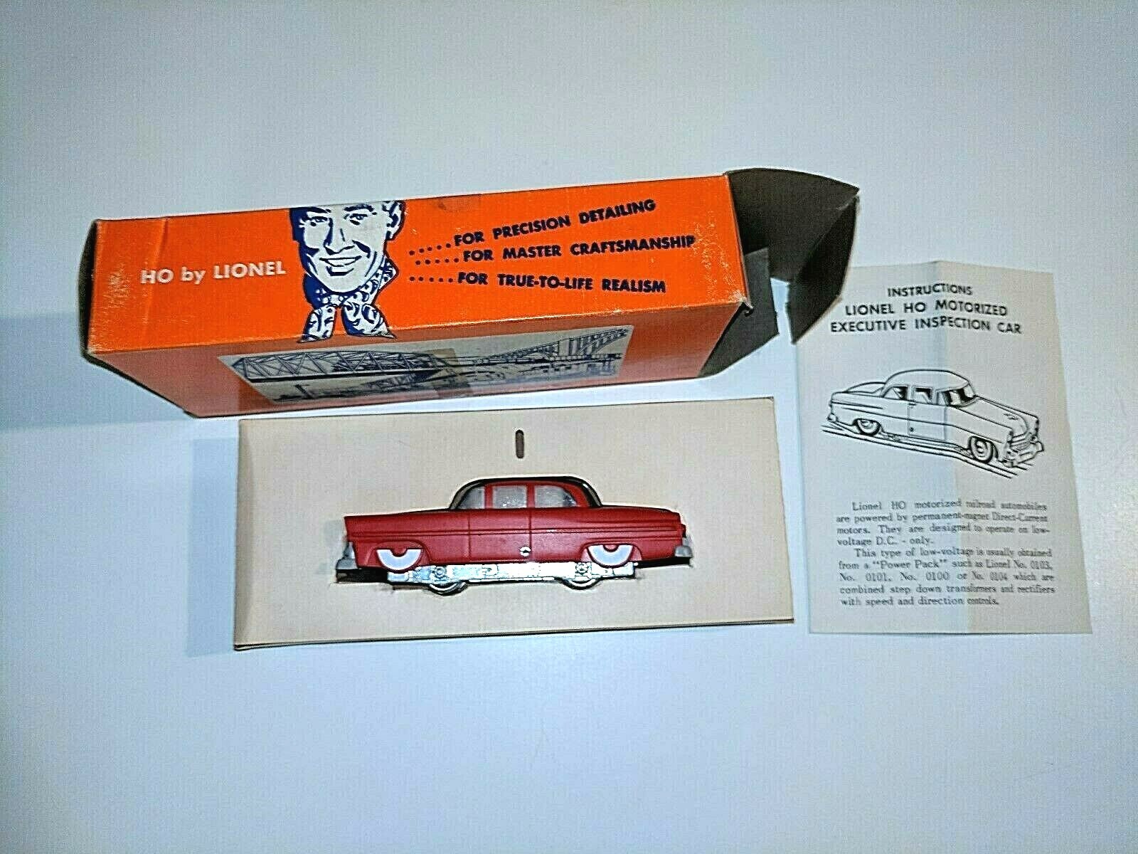 RARE Postwar 1961 LIONEL HO TRAIN EXECUTIVE INSPECTION CAR 0068 W/ BOX