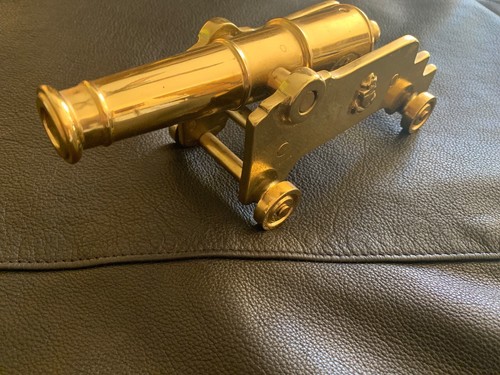 British Ship Serapris 1779 Brass Cannon Victory At Sea Virginia Metalcrafters