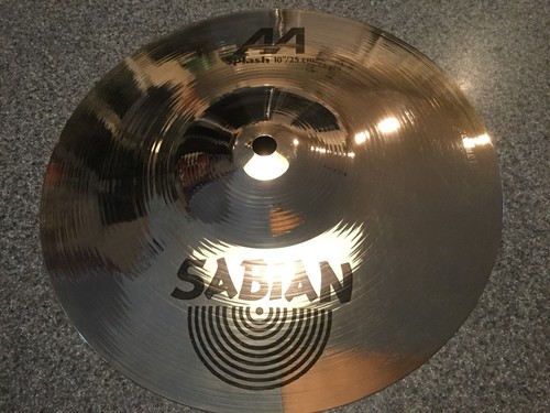 Sabian 10” AA Splash Cymbal Brilliant Finish Used