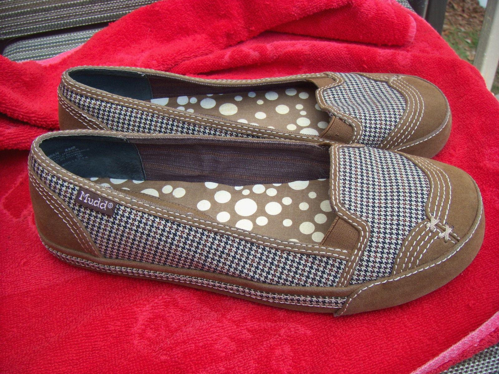 Zapatos planos y Oxford de barro para mujer