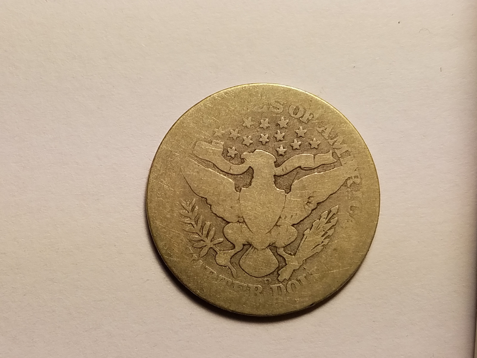 1910-D BARBER QUARTER