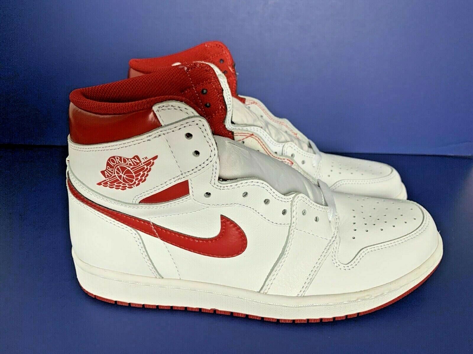 Nike Air Jordan 1 Retro High OG Men's Sizes White Metallic Nike Air Jordan 1 Retro High OG Men's Sizes White Metallic