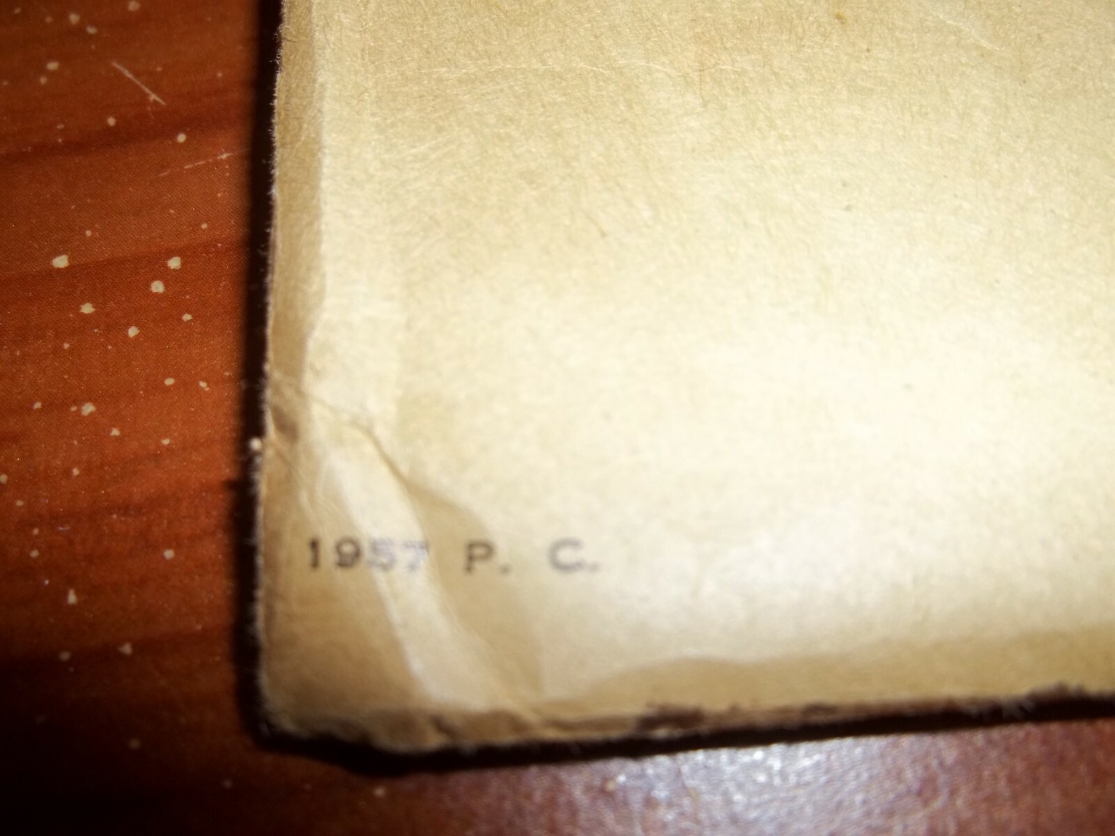 1957 PROOF SET ENVELOPE ONLY!!!! ORIGINAL NOT REPRINT. NO COINS!!