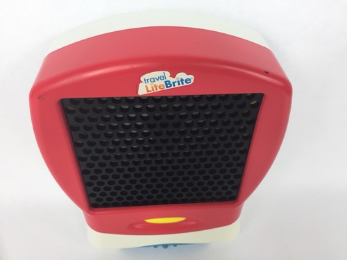 CLASSIC LITE BRITE - HANDHELD TRAVEL EDITION - AUTO SHUT OFF LIGHT + Some Pegs