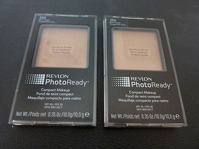 Revlon PhotoReady Compact Makeup - RICH GINGER  #350 - TWO - Both New & Sealed