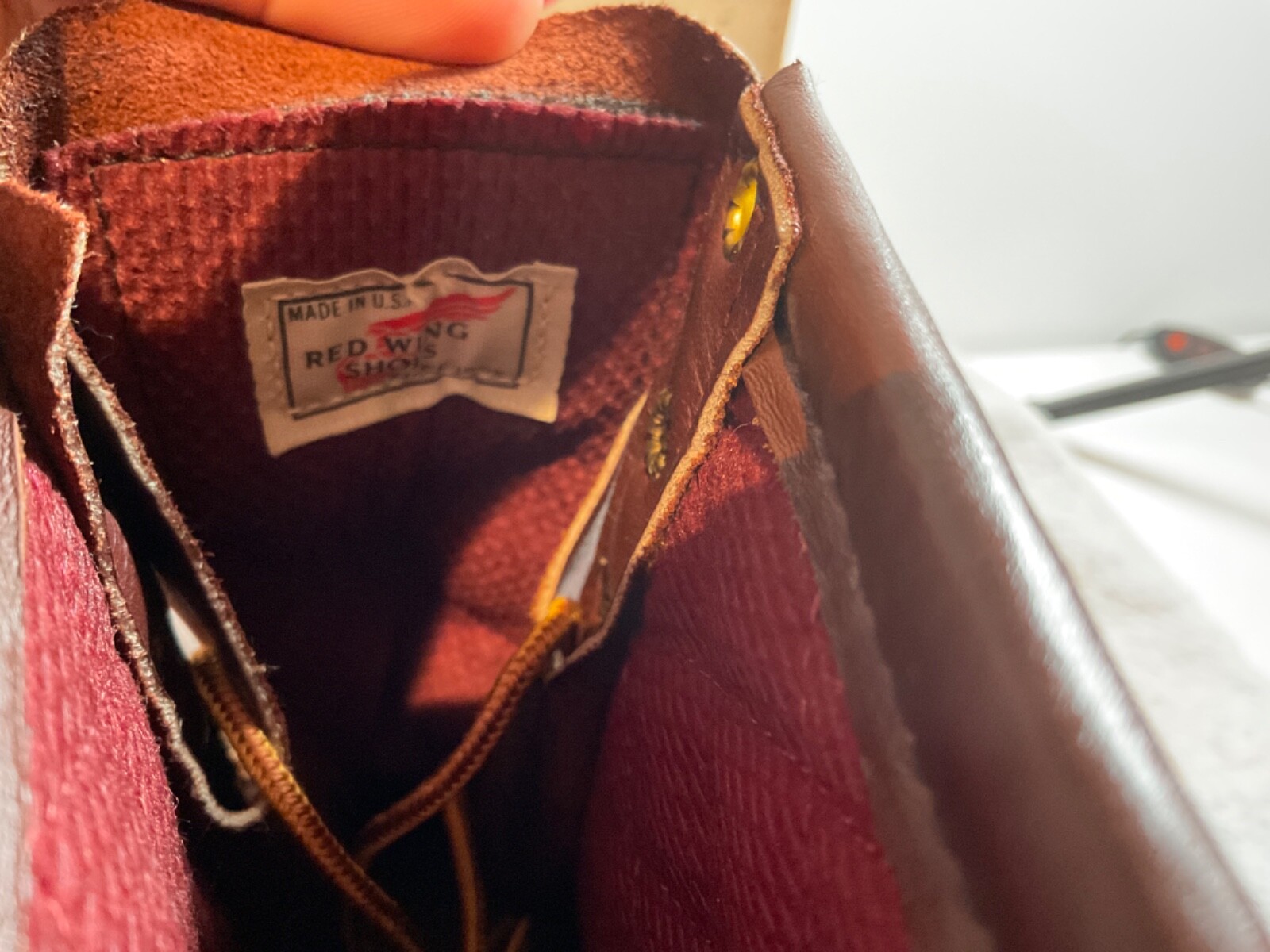 Pre-owned Red Wing Shoes Red Wing 4418 Leather Logger Steel Toe Work And Safety Boots Multiple Sizes In Brown