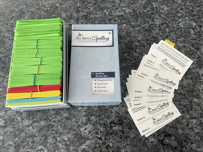 All About Spelling: Review Box (with divider cards) and Spelling& Reading Cards