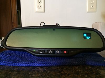 Gentex 511 Onstar Auto-dim Mirror with Compass/Temp w/New Temp Sensor/Wire Cover