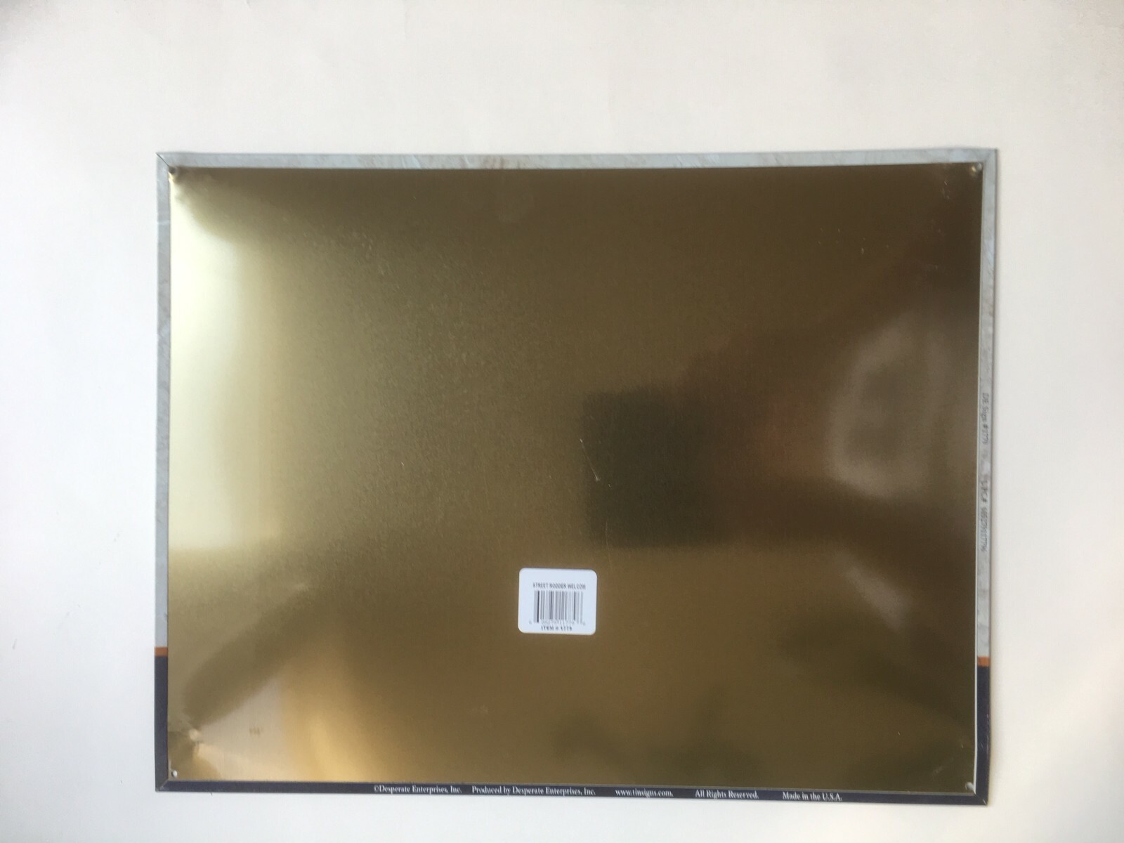 Street Rodders Welcome Here Hot Rod Metal Sign Tin New Vintage Style USA  #1779