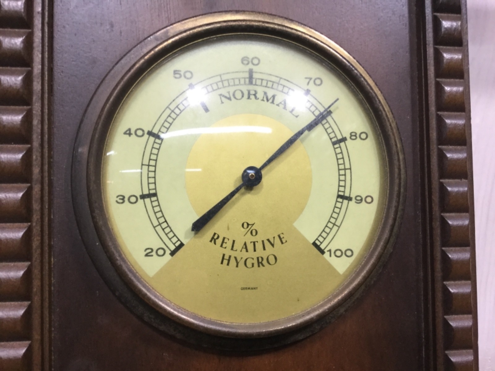 Vintage Weather Station West Germany Barometer Temperature Hygrometer Wall