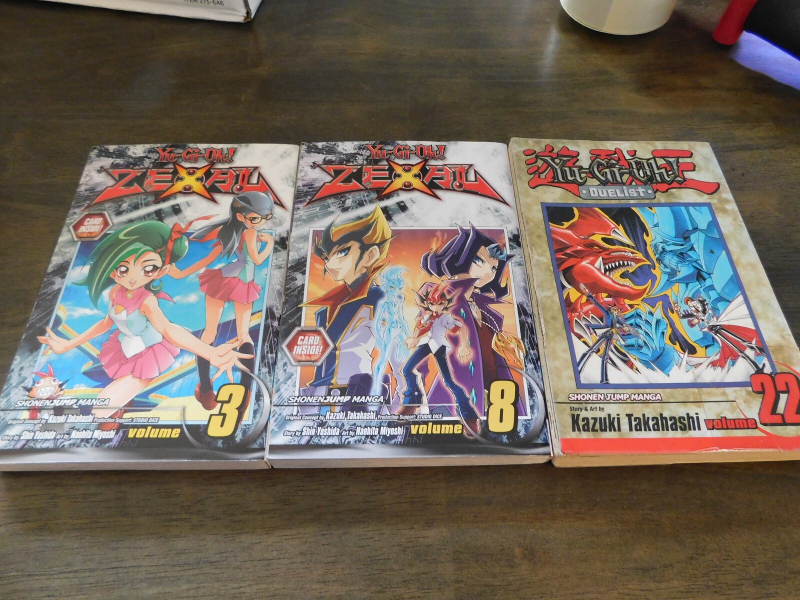 Lot of 3 Yu-Gi-Oh Manga Zexal Duelist Kazuki Takahashi