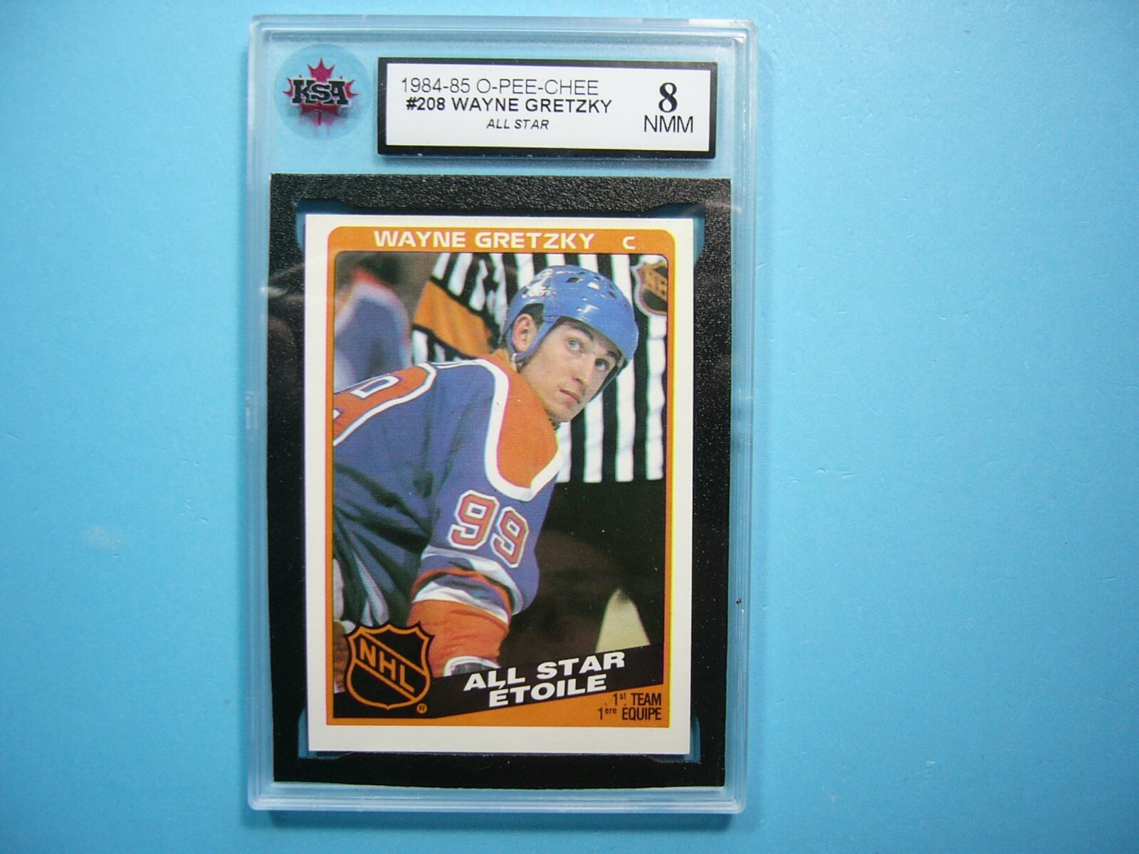 1984/85 O-PEE-CHEE NHL HOCKEY CARD #208 WAYNE GRETZKY ALL