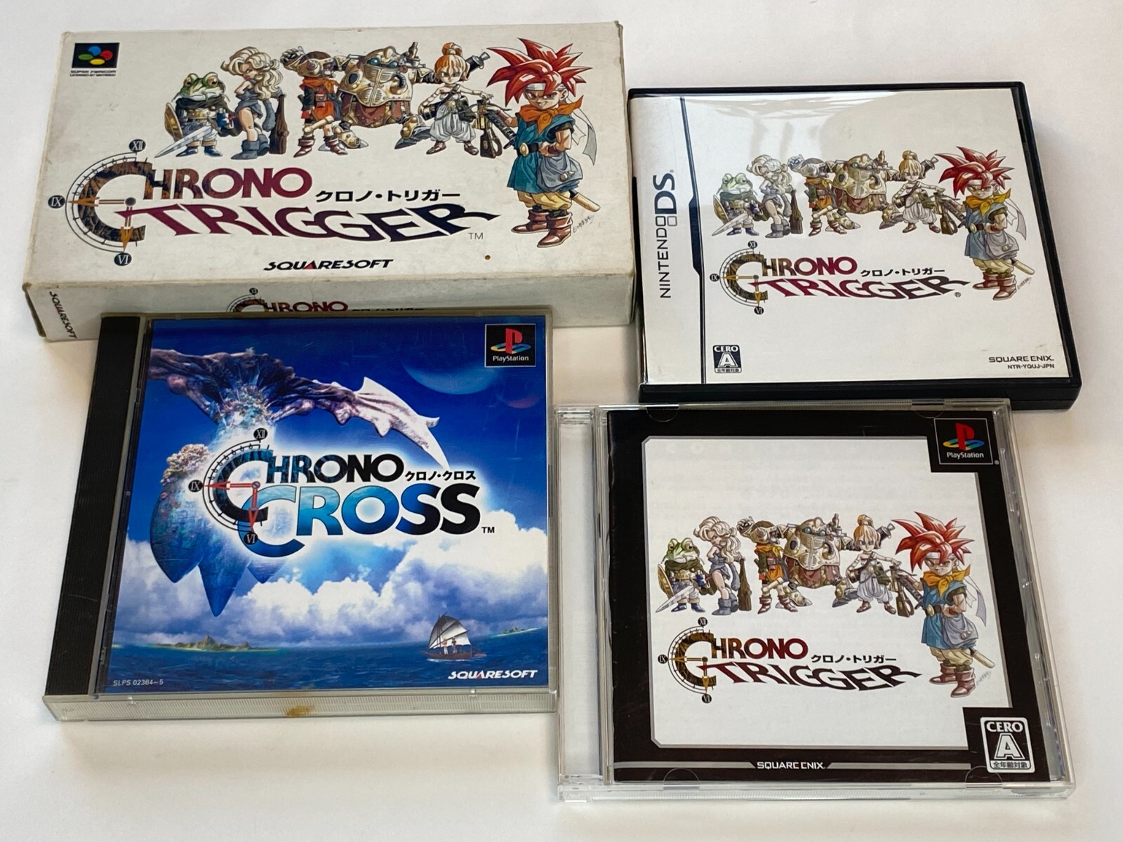 Lot 4 Nintendo Super Famicom SFC SNES Ds DS PS1 Chrono Trigger W/instructions | eBay Lot 4 Nintendo Super Famicom SFC SNES Ds DS PS1 Chrono Trigger W/instructions | eBay
