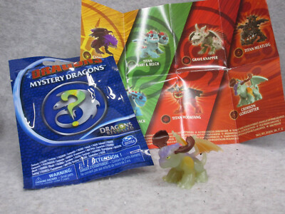 Mystery Dragons Revealed Crimson Goregutter mini How to Train your Dragon Rare