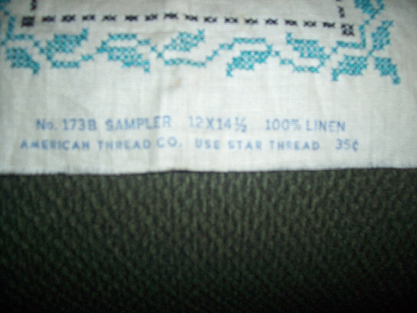 Vintage Sampler To Err is Human American Thread Co. #173B Completed Unframed
