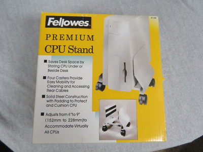 CPU Stand Fellowes Premium Wheeled Stand Metal NEW