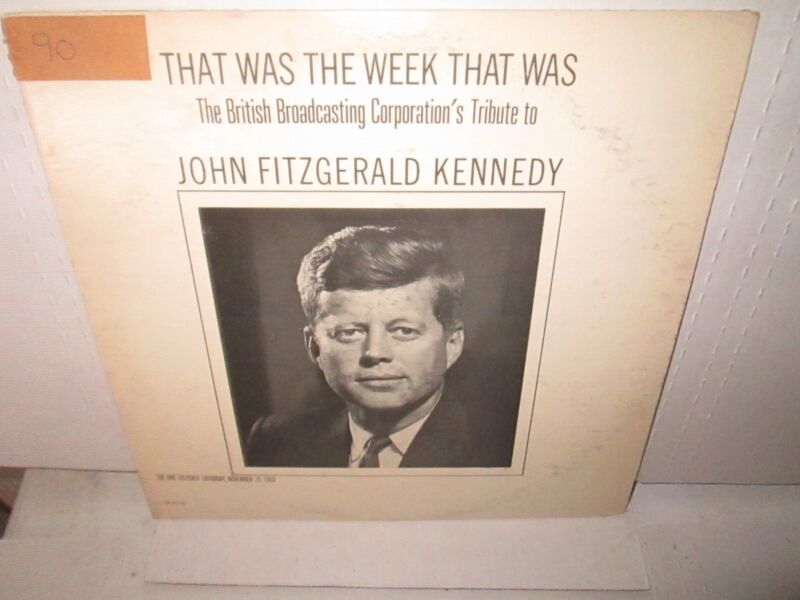 That Was The Week That Was - Bbc Tribute John F Kennedy Jfk Rare Vinyl Lp 1963