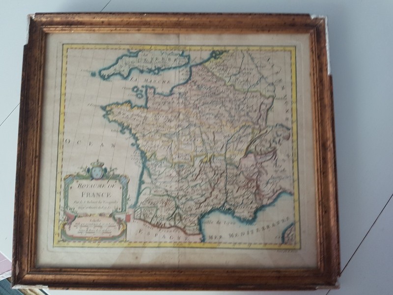 Carte Ancienne De La France GravÃ©E Par E.DussyÂ 