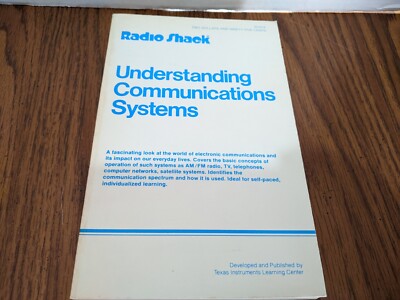 Understanding Communications Systems Radio Shack Paperback Book Vintage