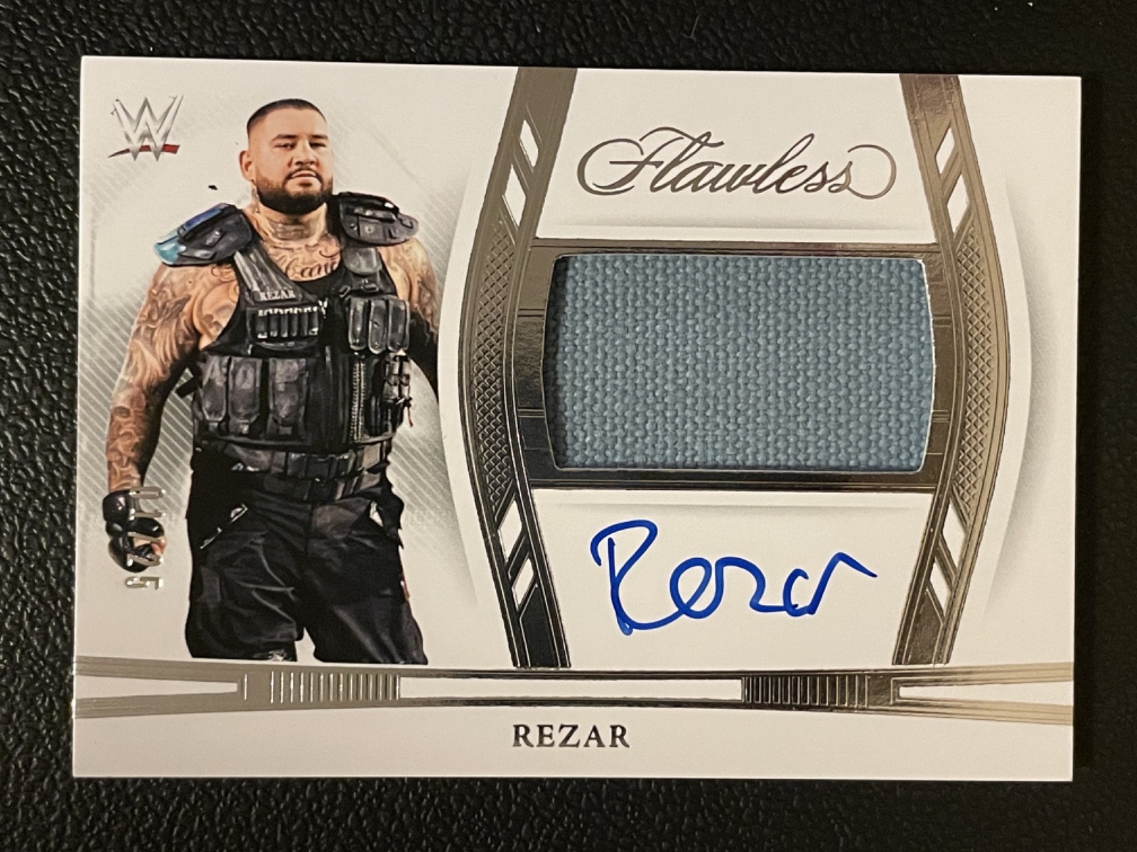 2024 Panini Flawless WWE #HZRZR Rezar 1/25 Jersey Auto Autograph