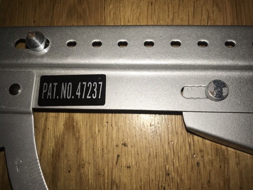 Vintage Professional Circular Saw Protractor Angle Guide Tool Metal !! New