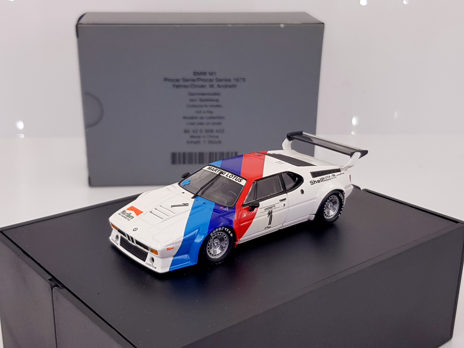 ミニチャンプス 1/43 BMW M1 Procar #25 DRM 1980M.Winkelhock
