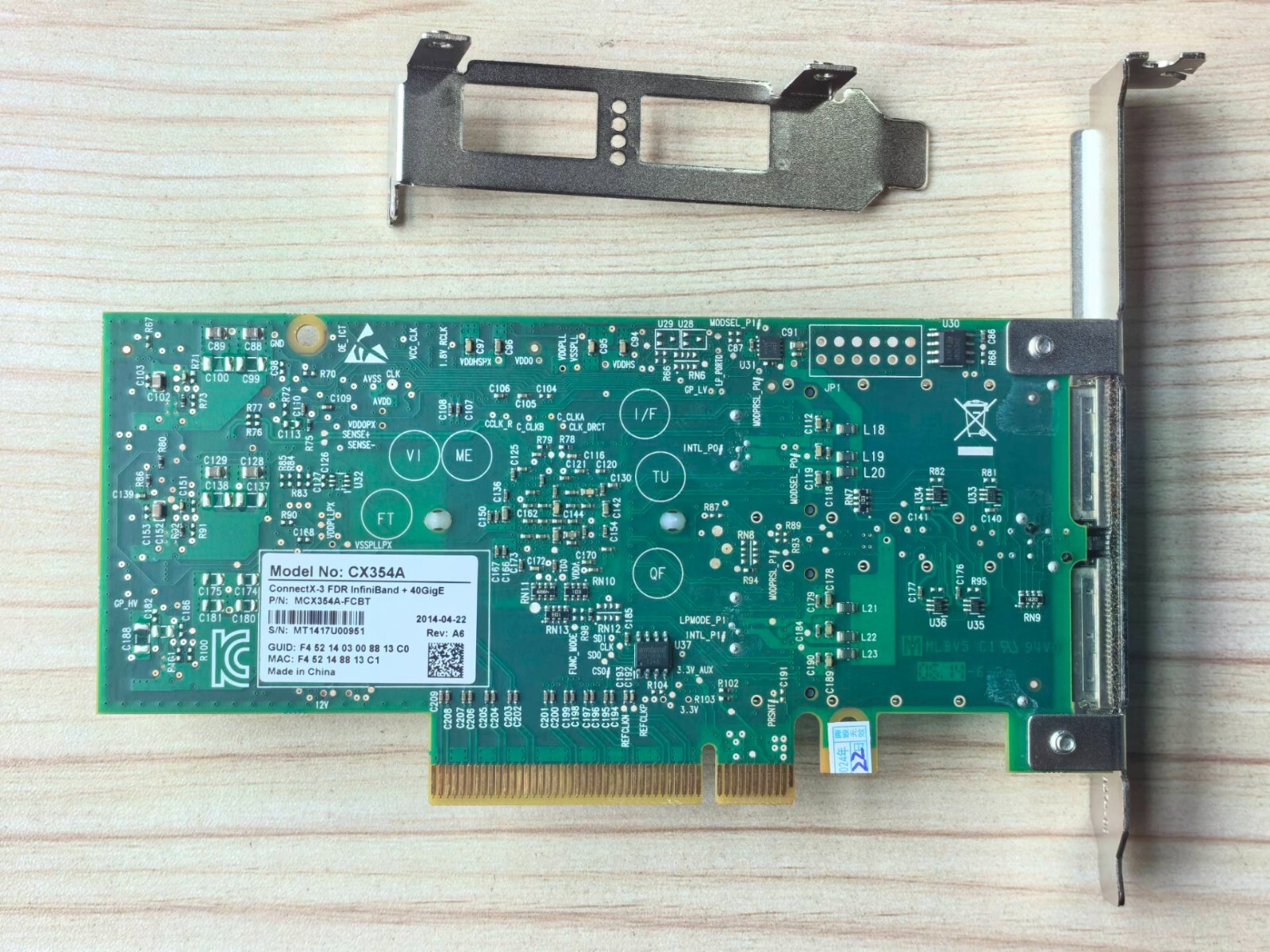 2枚セット Mellanox CX354A-FCBT ConnectX-3 Amazon | Mellanox ConnectX-3 CX354A デュアル 40GbE QSFP